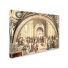 Trademark Fine Art Raphael 'School of Athens' Canvas Art, 24x32 ALI10056-C2432GG
